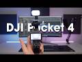 DJI Pocket 4 Hands-On: Built-In LED, SuperPhoto &amp; More.