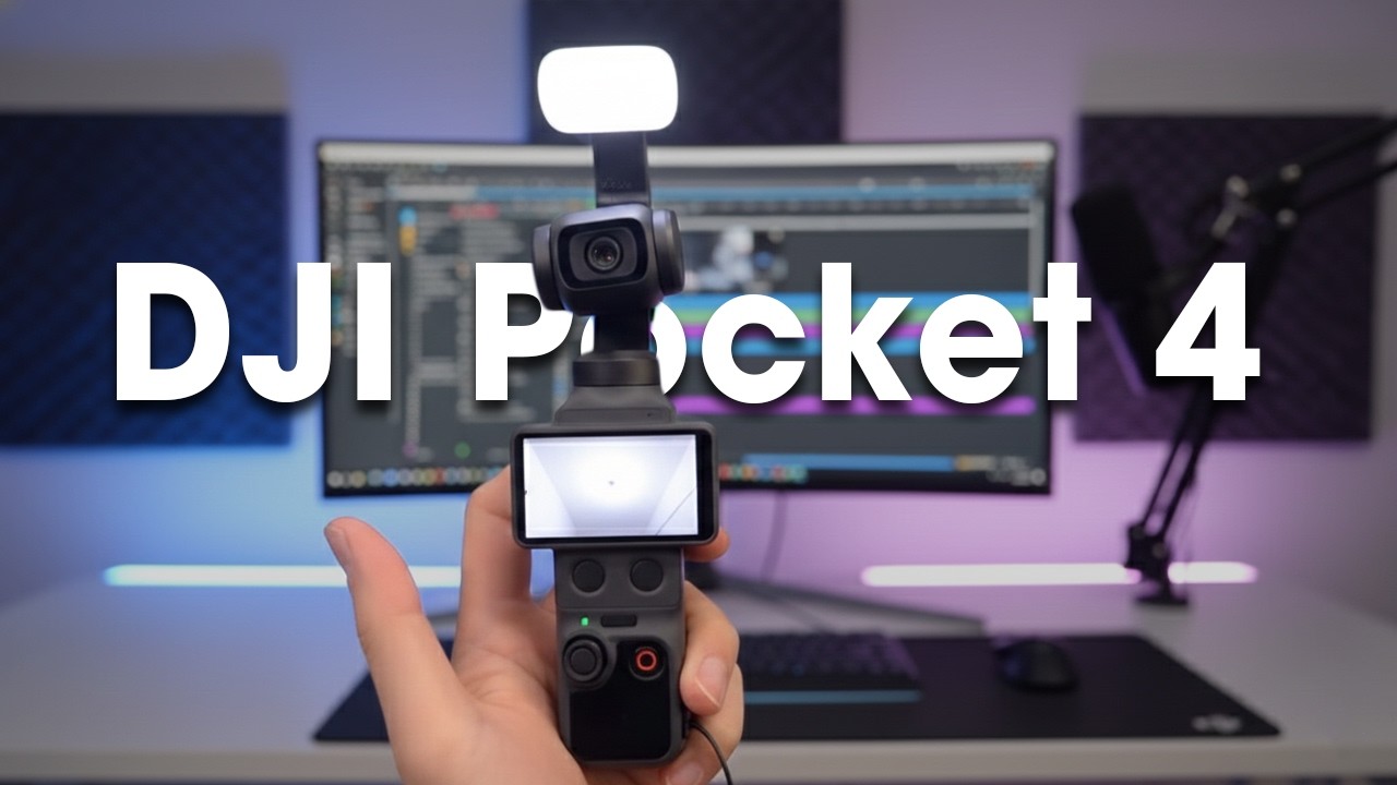 DJI Pocket 4: первый обзор. Встроенная светодиодная подсветка, функция SuperPhoto и многое другое.