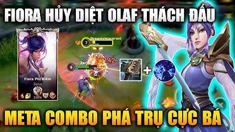 [LMHT Tốc Chiến] Fiora Meta Búa Tiến Công + Ngọc Tàn Phá Hủy Diệt Rank Thách Đấu