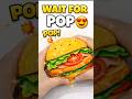 Wait for the POP Burger 😍🍔 #shorts