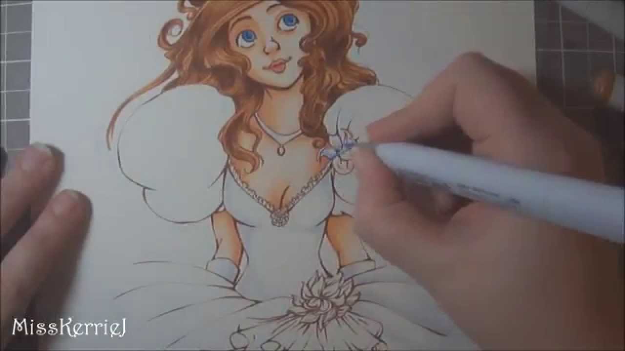 Copic Marker Illustration: Giselle