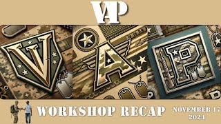 Veteran Awareness Project Workshop Recap for 17 November 2024