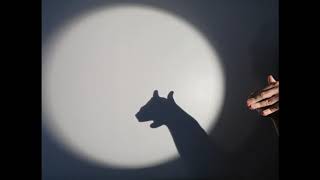 Big cat Hand Shadow - how to make it
