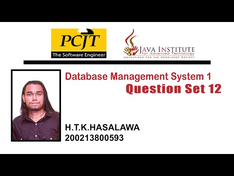 Data Base Task 12 | Explain how to create a table for storing........ | 1st Year-Java Institute