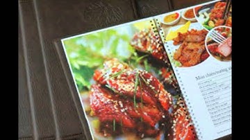 Cơ sở bìa da menu giá rẻ ở Hà Nội