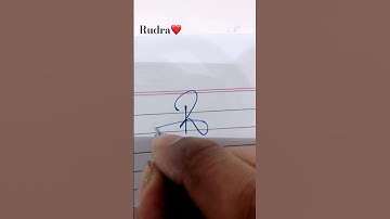 Rudra name signature request done ✅ #shorts #youtubeshorts