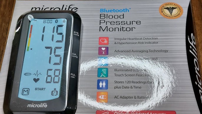 Microlife BP A7 Touch BT Bluetooth blood pressure monitor with stroke risk  detection- RU Sub. 