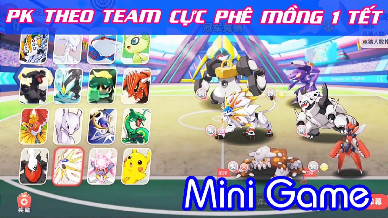 Show các trận Pk hiệu ứng cực đẹp Mồng 1 Tết : Team Siêu Linh, Team ...