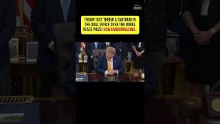 BREAKING Trump CRIES over NOBEL PRIZE