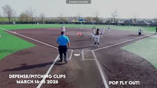 CO 2030 RHP,C,3RD BASEMEN Defensive,Pitching and hitting #texas #softball#d1 #d2 #d3 #work #beelite 