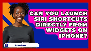 Can You Launch Siri Shortcuts Directly From Widgets On iPhone? - Be App Savvy