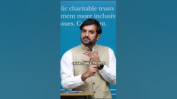 What are Public Charitable Trusts? How are they Registered? ft. Jatin Gupta Sir #shorts #upsc #ias