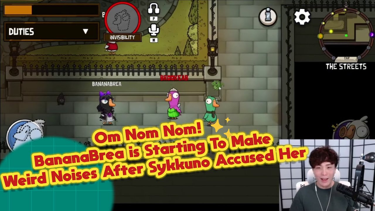 OM NOM NOM! BANANABREA IS STARTING TO MAKE WEIRD NOISES AFTER SYKKUNO ACCUSED HER