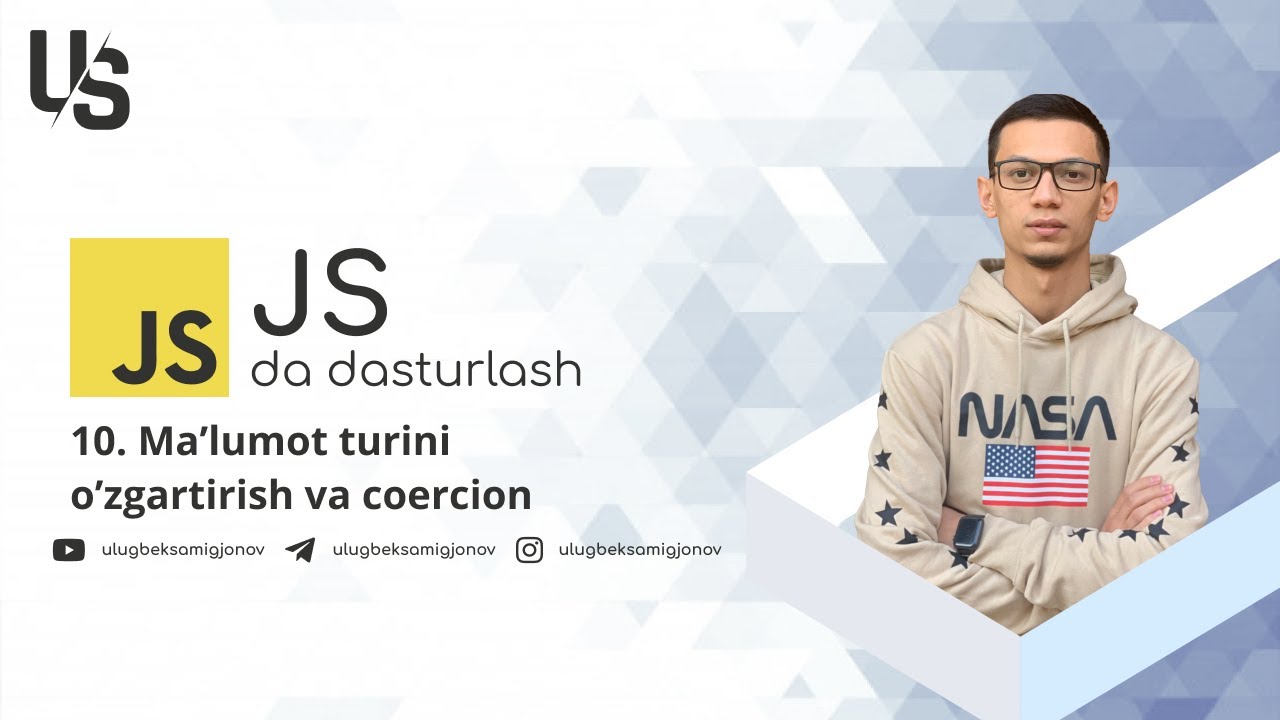 Ma'lumot turini o'zgartirish va coercion