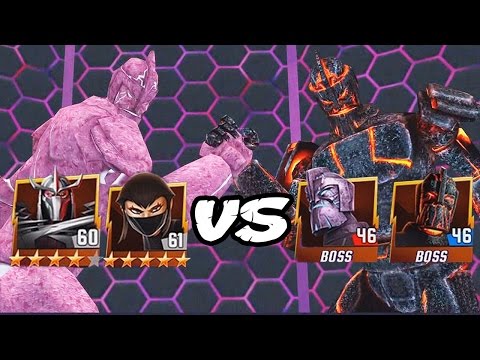 TMNT Legends: Shredder & Karai VS Granitor & Traag