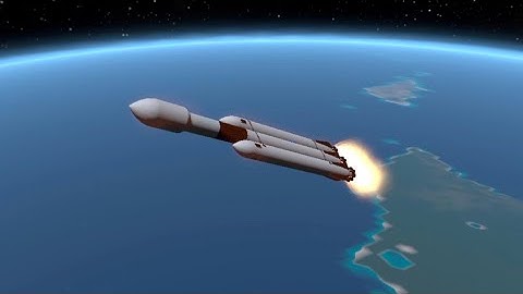 Falcon Heavy flight Simplerockets 2 new version