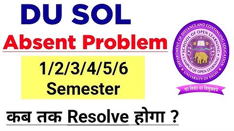 SOL Result AB Problem solution: 1/2/3/4/5/6 Semester 2023 | When will the Sol Absent Problem be r...
