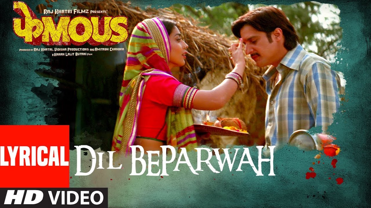 Dil Beparwah Lyrical  Phamous  Jimmy Sheirgill  Shriya Saran  Jubin Nautiyal  Jonita Gandhi