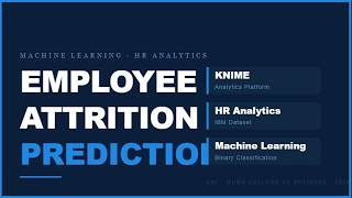 HR Analytics : Employee Attrition Prediction (KNIME)