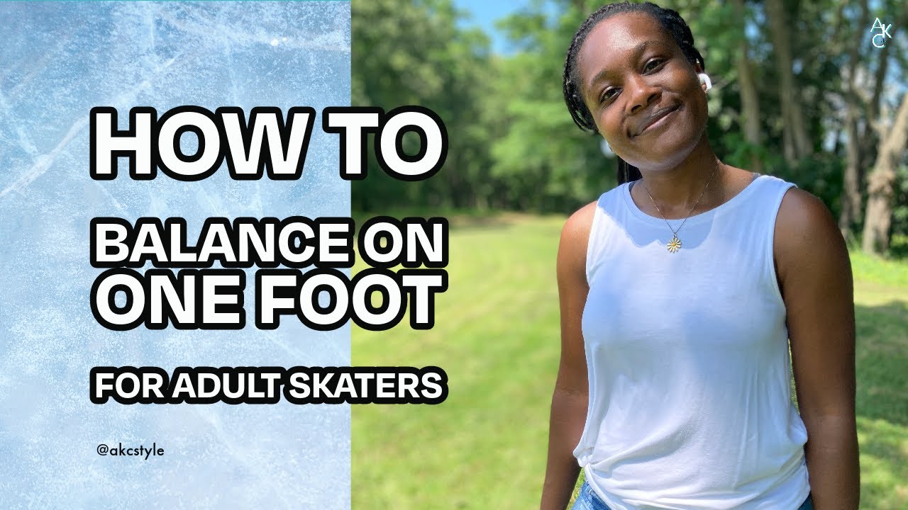 How to Balance on One Foot OffIce Balance Tutorial for Adult Skaters