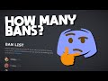 How many people are BANNED from my Discord server?