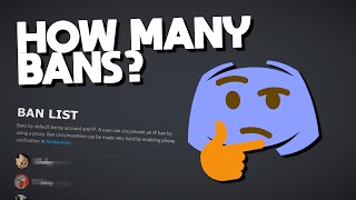 How many people are BANNED from my Discord server?
An investigation to see how many people are banned from my server, why they were banned, and how its important.
Thanks for watching the video! (:
LINKS BELOW
⇩ SHARE MY CHANNEL ⇩
http://bit.ly/2vUgnHc
⇩ ANOTHER RANDOM VIDEO ⇩
https://youtu.be/DIoM-R3fKZQ
⇩ JOIN MY DISCORD SERVER ⇩
https://discord.gg/Sound
⇩ MUSIC USED ⇩
https://youtu.be/hUiAmrtxits
PROGRAMS USED
•Sony Vegas Pro 16 Edit for Editing Software
•NVIDIA GeForce for Screen Capturer/Recorder
Have a good day, and be sure to like the video to show that you enjoy the content Im making! How many people are BANNED from my Discord server?