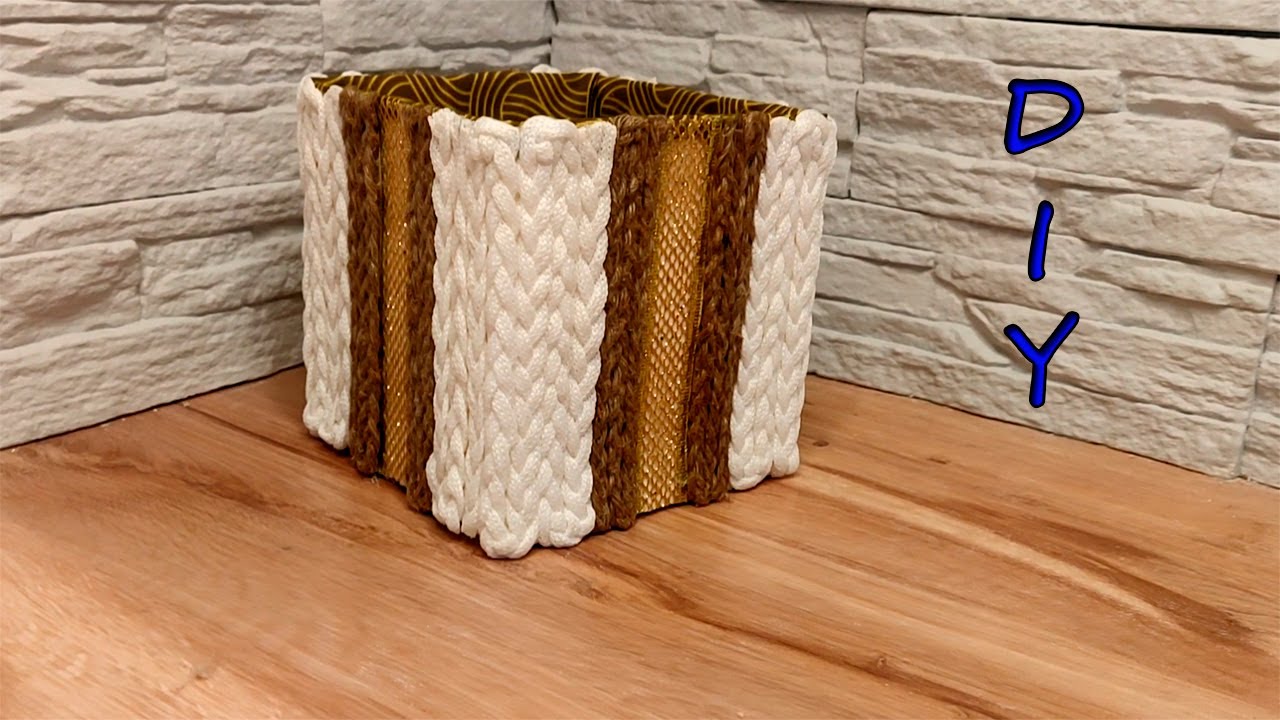 Crafting Rope Boxes Creative Project Rope Box for Convenient Storage - YouTube