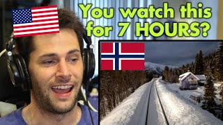 American Reacts to Norway's 'Slow TV'