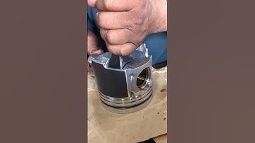 Piston ring fitting installation amazing technique #expert #mechanic #rebuild #automobile #bushing