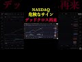 【NASDAQ①】危険なサイン。デッドクロスが示す下落リスク。　#米国株 #株式投資 #ナスダック #投資 #資産運用
