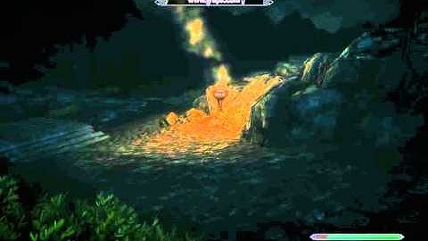 Skyrim light bug - video 1