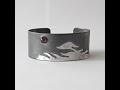 Tutorial Seascape Garnet Cuff Bracelet