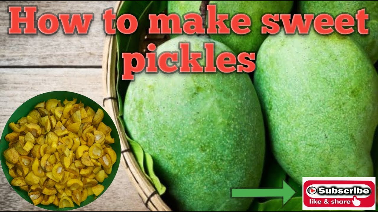 How to make sweet pickles YouTube