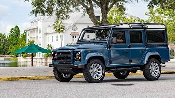Fully RESTORED Land Rover DEFENDER 110 with GM LT1 Engine | ECD Automotive Design