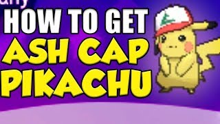 How To Get ASH CAP PIKACHU In Pokemon Sun and Moon!