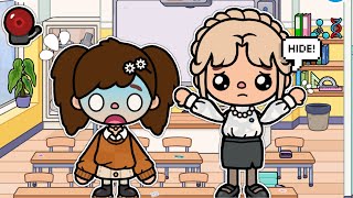 The School Lockdown 🏫 || *WITH VOICE* 🎙️|| Toca Boca TikTok Roleplay 🩵🌈
