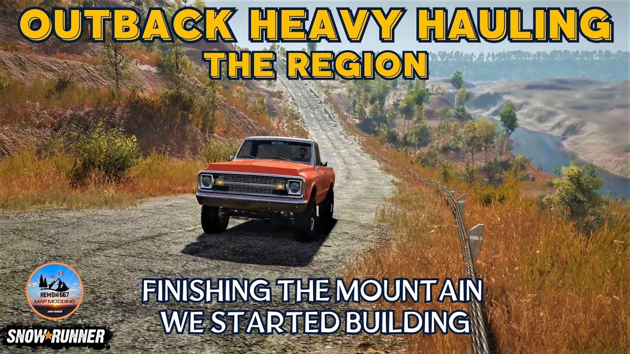 Snowrunner - Outback Heavy Hauling - Building The World In Editor