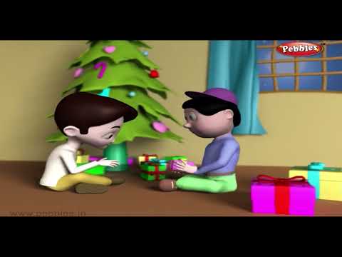 Christmas Bells Nursery Rhymes Karaoke Pre School Poem sing along Song #pebblesmalayalam