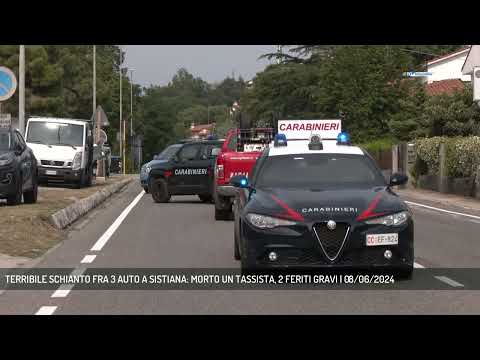 TERRIBILE SCHIANTO FRA 3 AUTO A SISTIANA: MORTO UN TASSISTA, 2 FERITI GRAVI | 08/06/2024