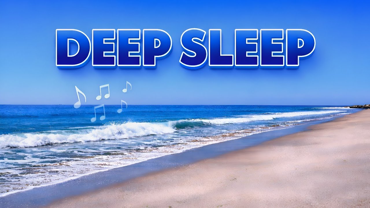 Fall Asleep Faster with Calming Ocean Sounds 🌊 | Deep Sleep & Stress Relief