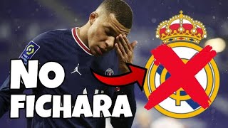 ?MBAPPE NO JUGARA EN EL REAL MADRID?