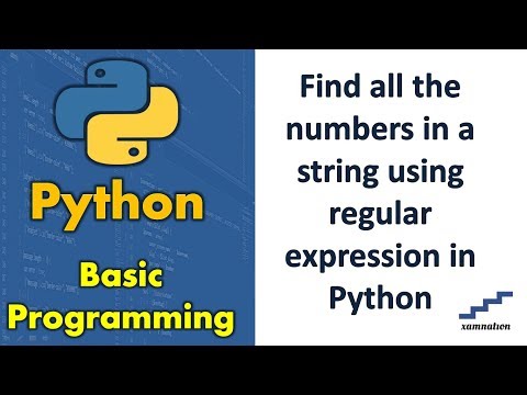 Find all the numbers in a string using regular expression in Python
