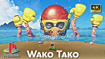 Astro Bot - Wako Tako Boss Fight [ 4K 60FPS ]