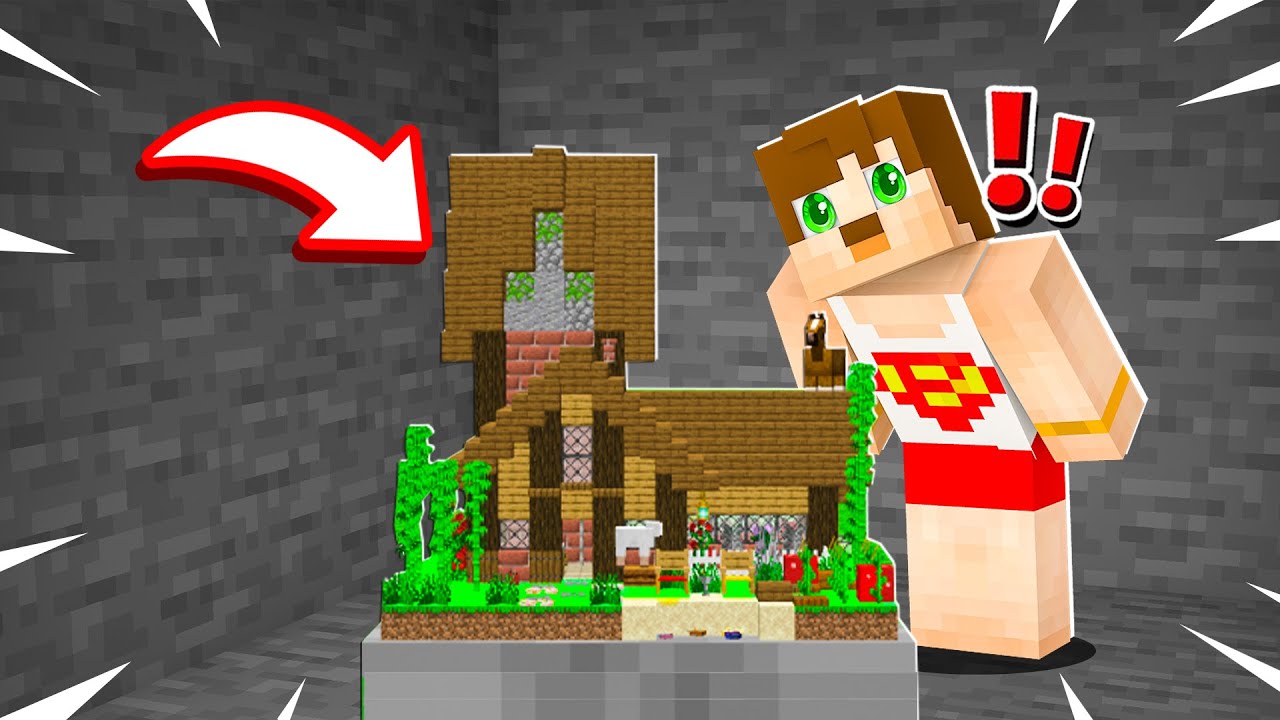 minecraft ama mini zengin ev kapismasi youtube