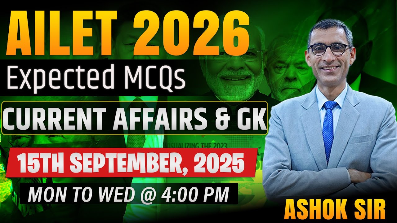 Current Affairs MCQs for CLAT & AILET 2026 | GK Quiz & Practice ...