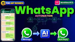 AI Automation | WhatsApp AI Agent for Any Business | Auto Reply | #whatsappautomation  #n8n #AI screenshot 5