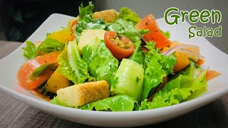 Green Salad Recipe | Vegetable Salad | Fresh Dressing screenshot 5