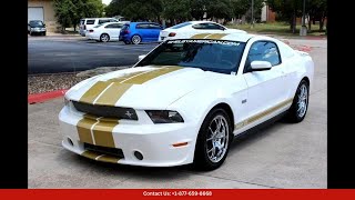 2012 Ford Mustang Coupe Gts Rear Wheel Drive In Austin, Texas, USA | Bid Here