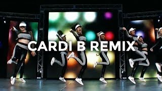Cardi B Remix - Bartier Cardi, Bodak Yellow, MotorSport, No Limit/Plain Jane (Dance Video) chords