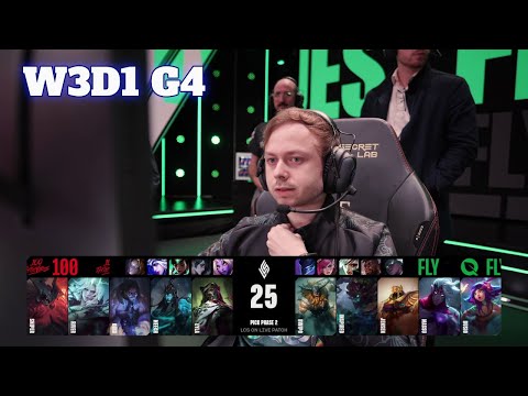 100 vs FLY | Week 3 Day 1 S14 LCS Spring 2024 | 100 Thieves vs FlyQuest W3D1 Full Game